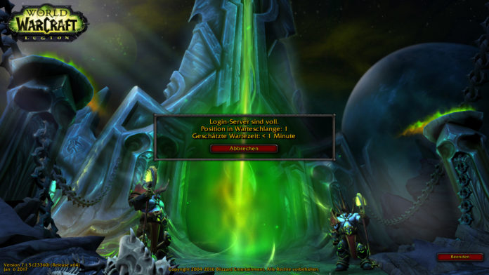 World of Warcraft Legion Que