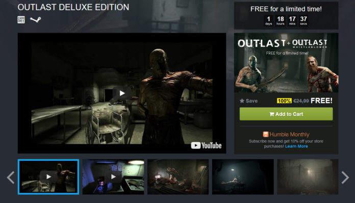 Outlast Deluxe Edition umsonst